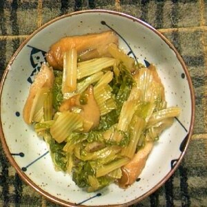 小松菜と厚揚げのサッと煮